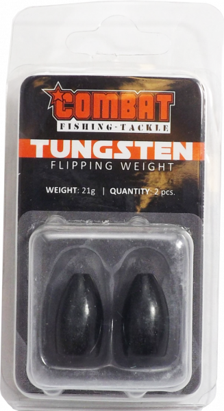 Tungsten Bullet Flipping Weight black
